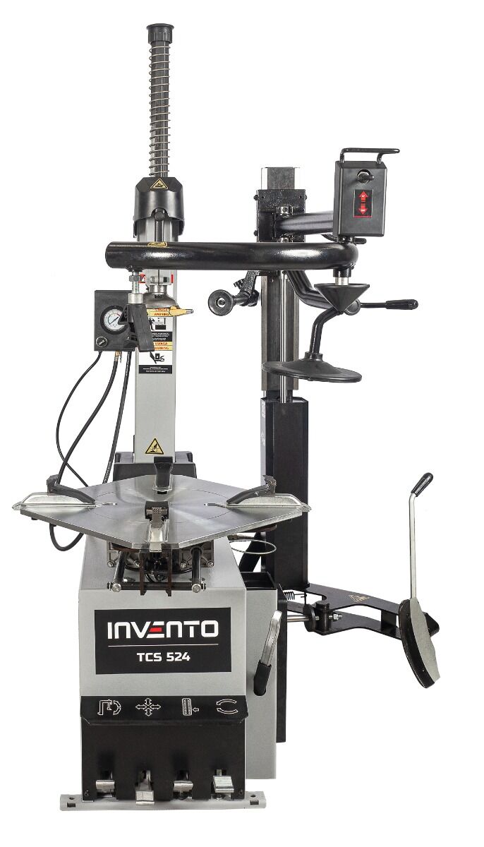 Pack Turbo : Démonte-pneu Double vitesse 26″ avec bras d'assistance runflat + Equilibreuse 24″ avec pointeur laser – Image 2