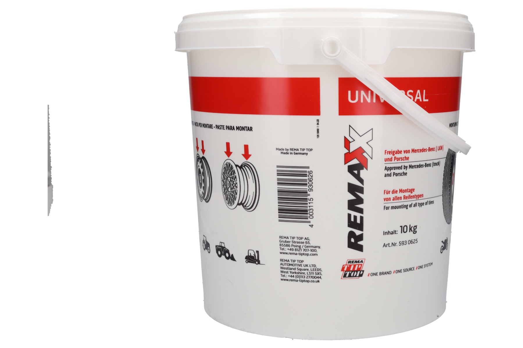 Pâte de montage pour pneus universelle Remaxx 10 kg – Image 2