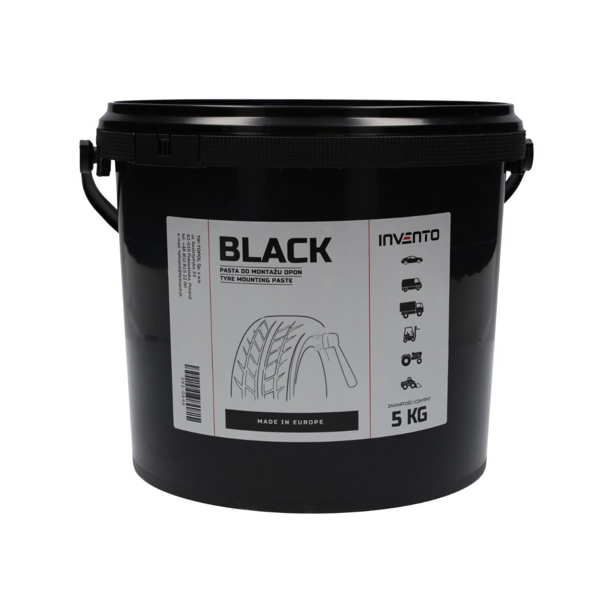 Pâte de montage universelle pour pneus, noire 5 kg – Image 2