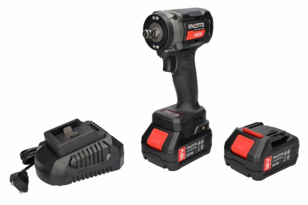 Clé à chocs sans fil 1/2" INVENTO A62R 680 Nm SET 2x 4Ah, sacoche, chargeur – Image 20