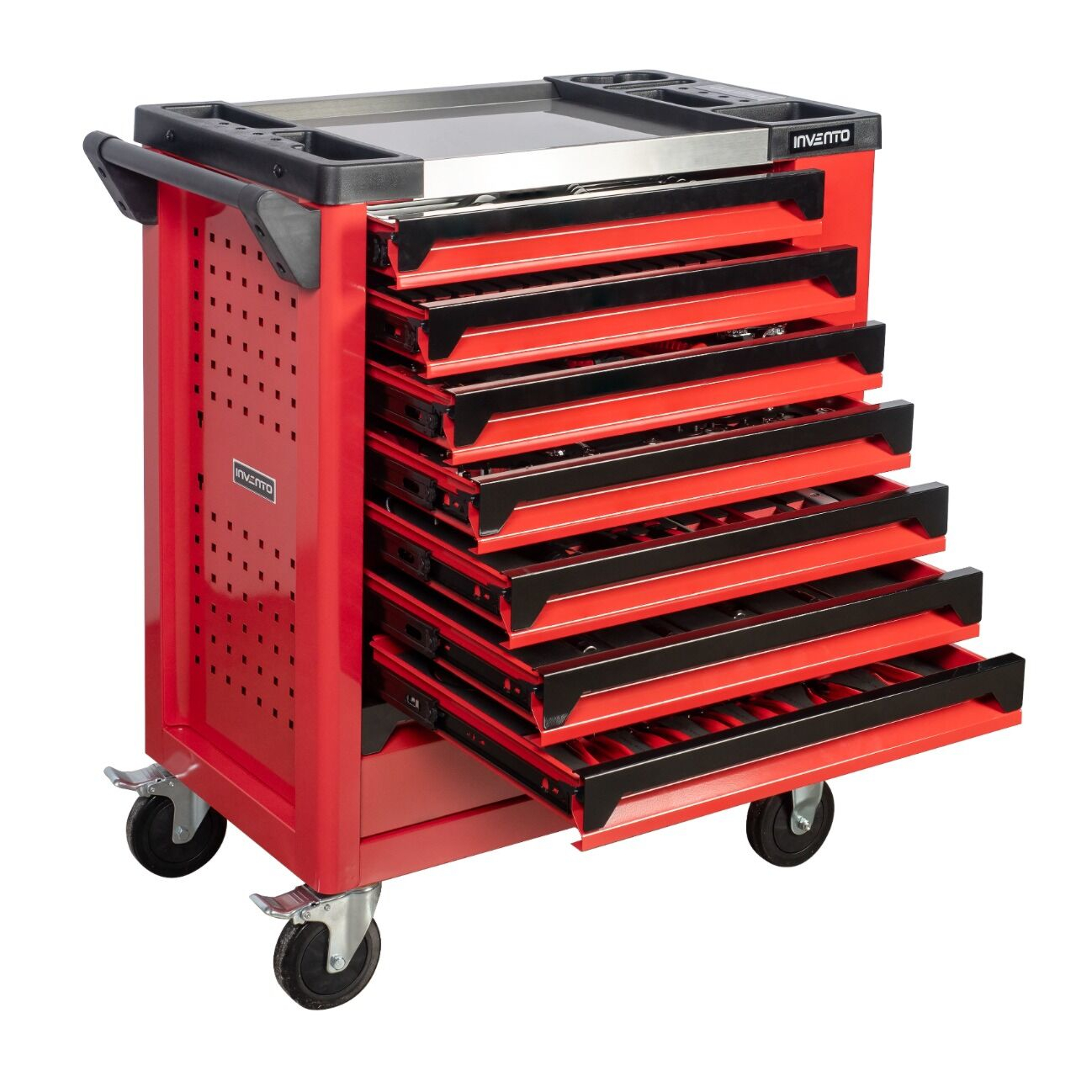 Servante d'atelier Invento TRUCK 220 outils, 8 tiroirs