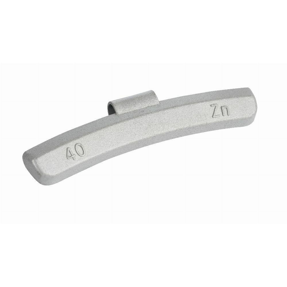 Masses à taper 40g zingués pour jante en aluminium