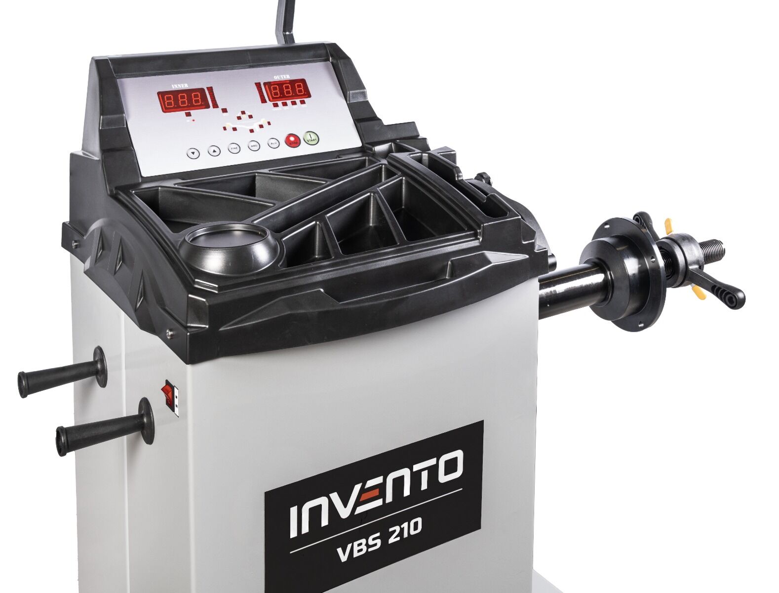 Pack Turbo : Démonte-pneu Double vitesse 26″ avec bras d'assistance runflat + Equilibreuse 24″ avec pointeur laser – Image 21