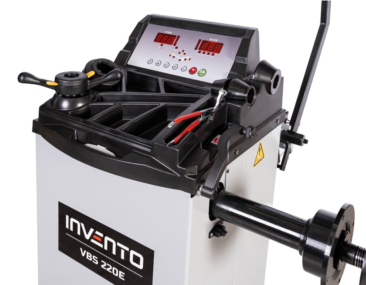 Équilibreuse automatique 24" avec pointeur laser et frein VBS 220E – Image 10