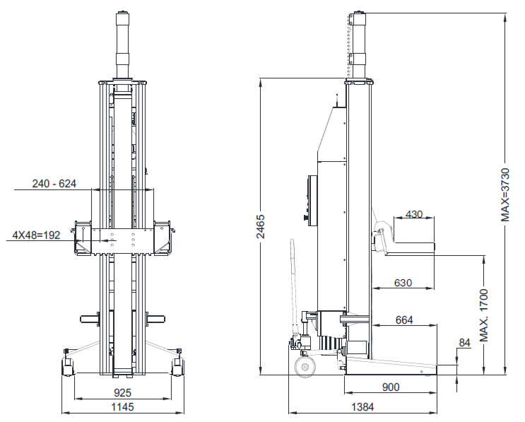 Colonnes élévatrice réglables sans fil 8,5T - lot de 4 colonnes - INVENTO EL 85 – Image 13