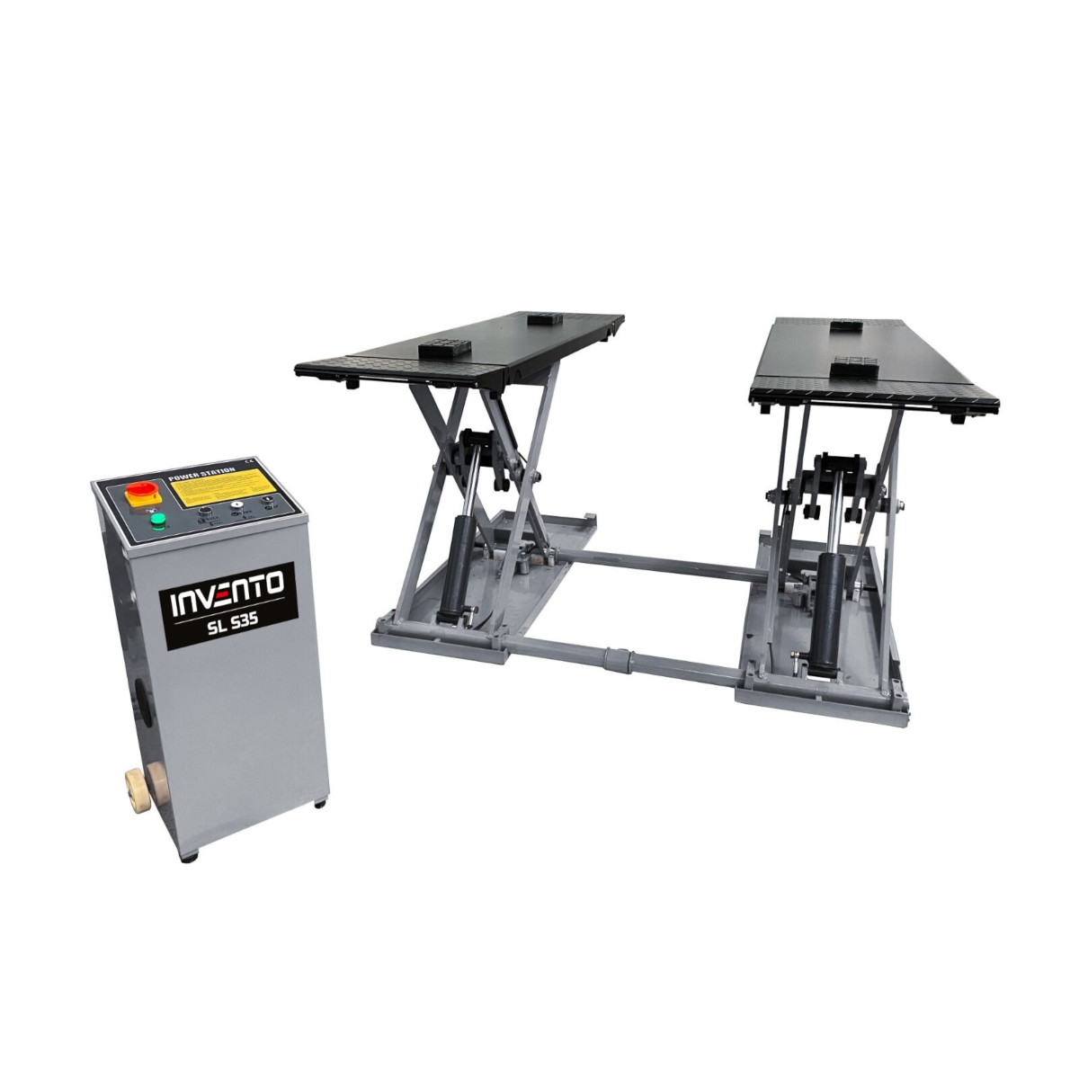 Pont élévateur ciseaux 3,5T - 1m - 230v ou 380v – INVENTO SL S35