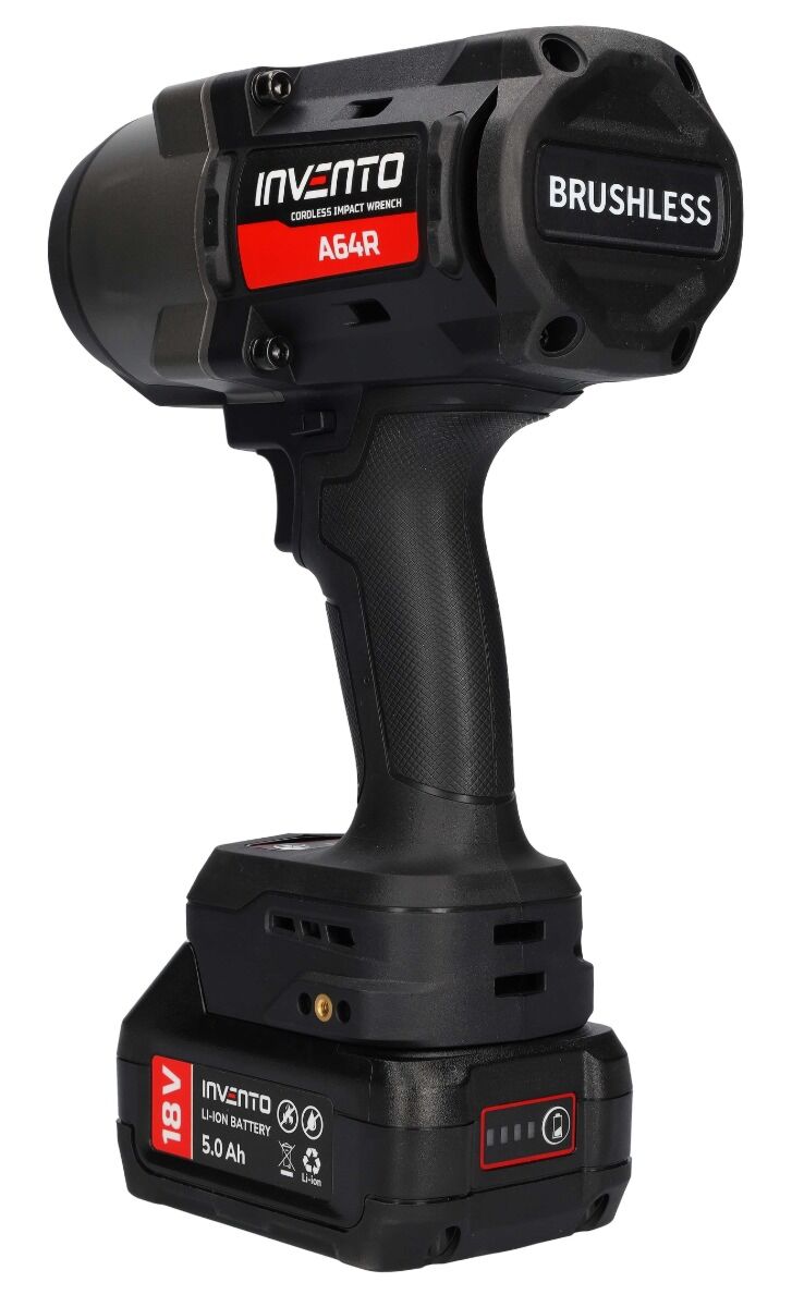 Clé à chocs sans fil INVENTO 1880 Nm 1/2" (2 batteries 4 Ah, sac, chargeur) – Image 10