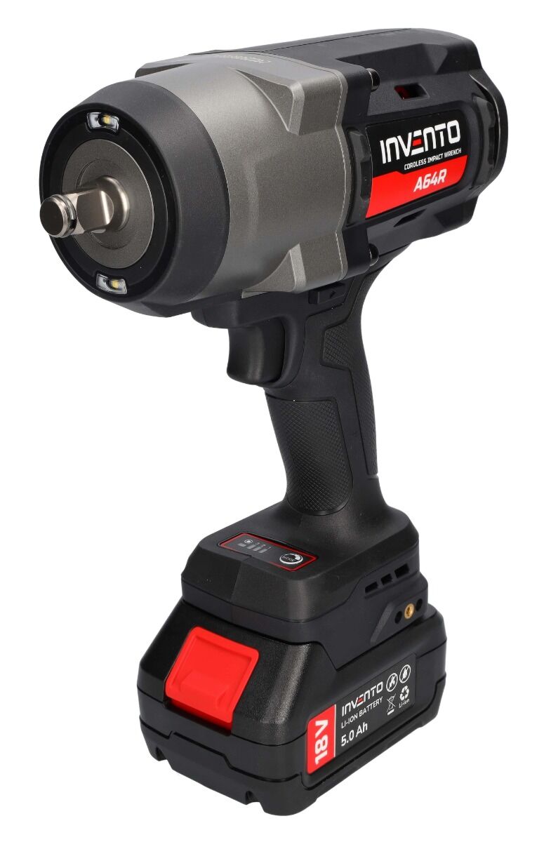 Clé à chocs sans fil INVENTO 1880 Nm 1/2" (2 batteries 4 Ah, sac, chargeur) – Image 13