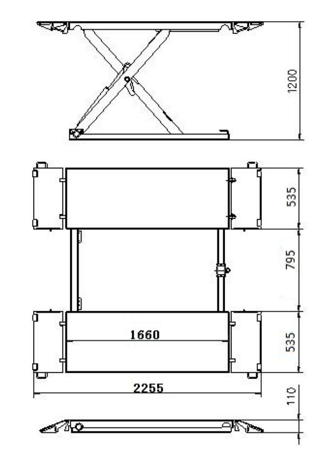 Pont élévateur mobile à ciseaux pour véhicules larges - 1m20 - 3.5T - INVENTO SL S35H – Image 13