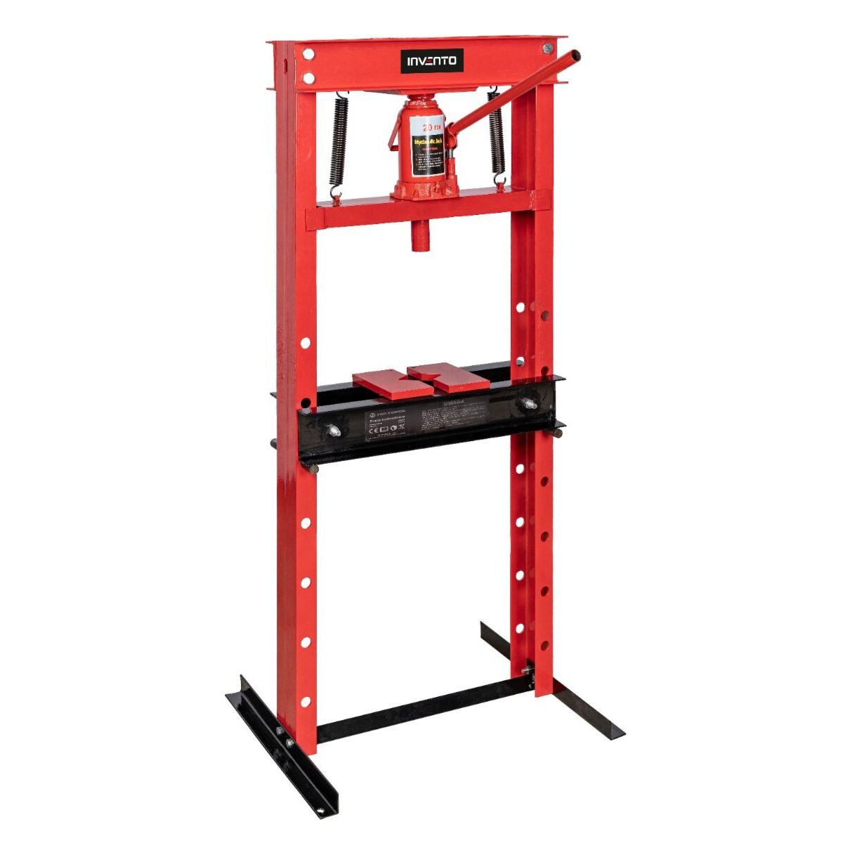 Presse hydraulique d'atelier de 20 tonnes + prismes