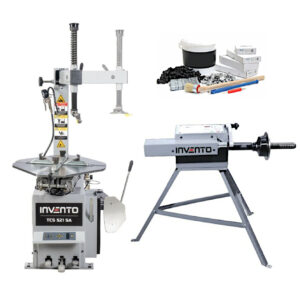 Pack Mobil' - Démonte-pneus 12-23″ avec bras pivotant INVENTO -TCS 521 SA + Équilibreuse mobile 20" INVENTO VBS 110