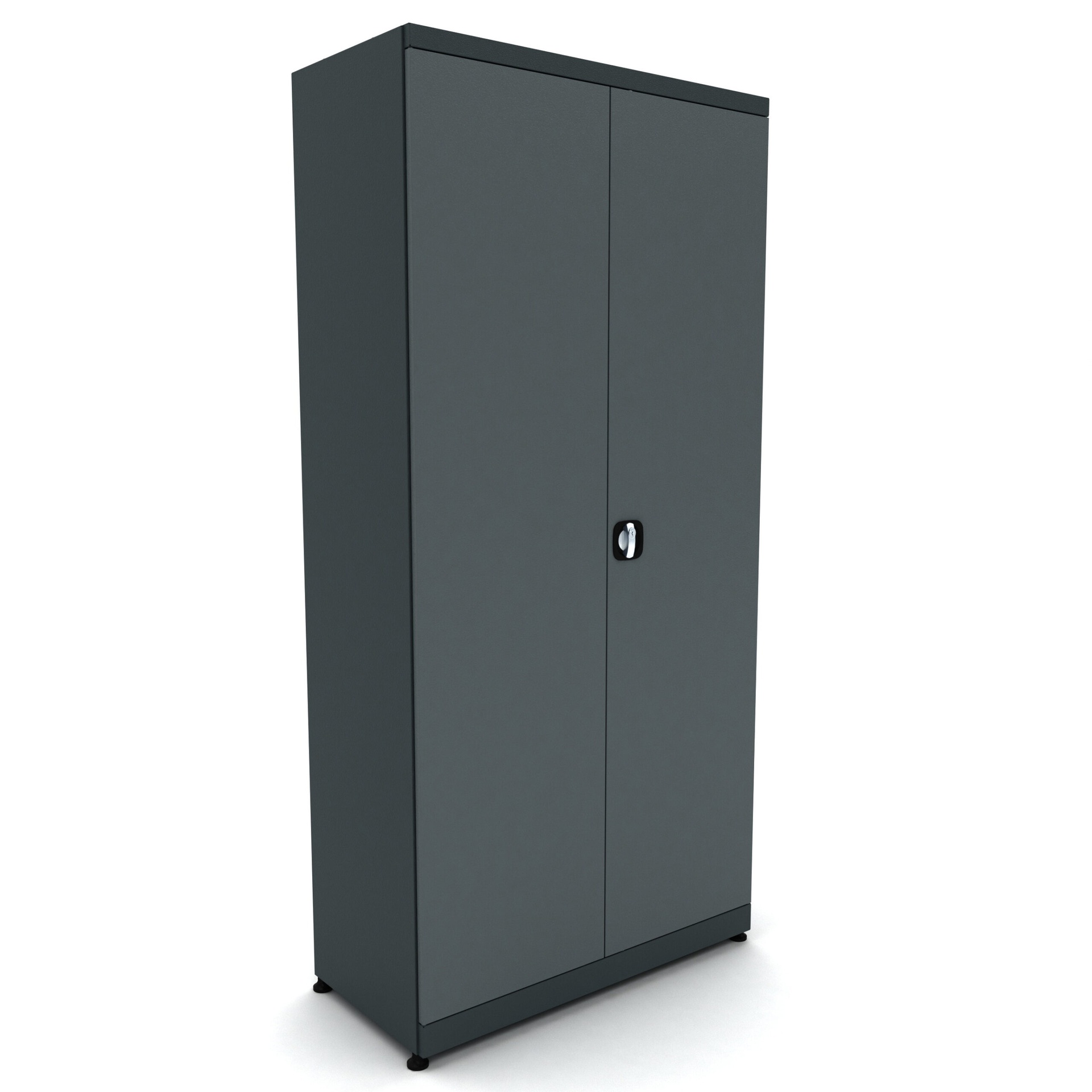 Armoire à outils métallique 2 portes avec 4 étagères – Image 4