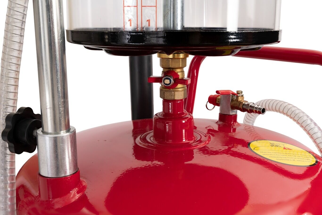 Vidangeur d'huile avec réservoir de contrôle et aspiration, 80 l – Image 9