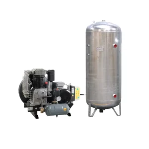 Compresseur à piston sur plateau 7,5CV + cuve 500L galvanisée
