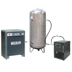 Compresseur à piston insonorisé 7,5 CV +  réservoir 500 L +  sécheur - SILENT K30/7.5T/500VG/ES