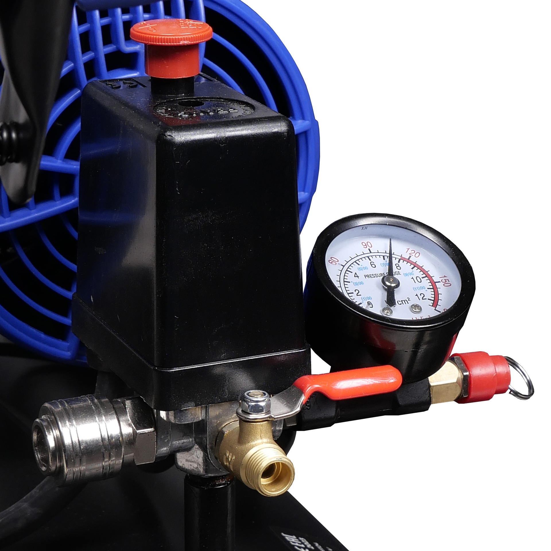 Compresseur sans huile - 2 CV - réservoir de 24 L - 230 V – Image 3