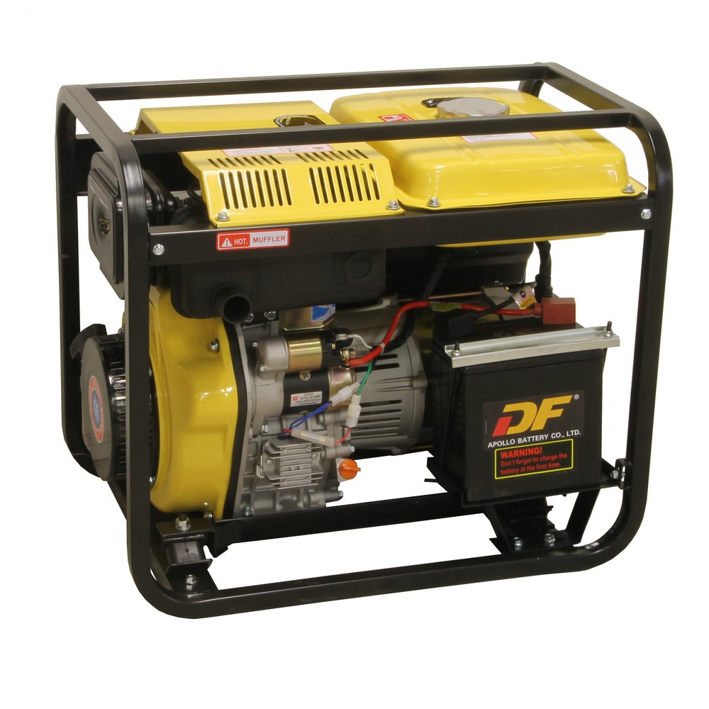 Groupe électrogène diesel ouvert 230v - 6 kVA - avec inverseur de source automatique – Image 5