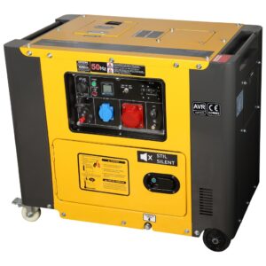Groupe électrogène diesel 5 kW insonorisé 230v / 400v