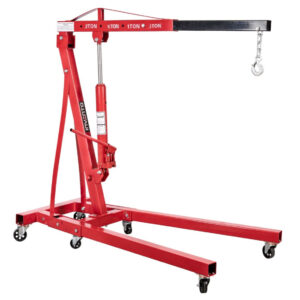 Grue d'atelier pliante 2T avec double pompe