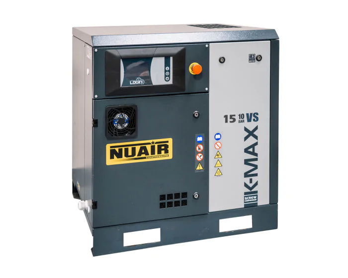 Compresseur à vis vitesse variable - 15 kW - 10bar + cuve 500L + sécheur - K-MAX 15/10/VS/500VG/ES – Image 3