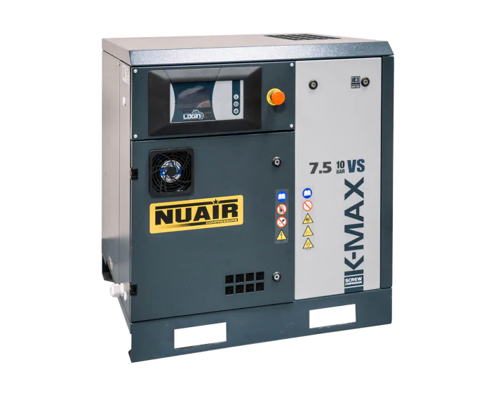 Compresseur à vis - vitesse variable - 7,5 kW- 10 bar + cuve 500L + sécheur - K-MAX 7.5/10/VS/500VG/ES – Image 3