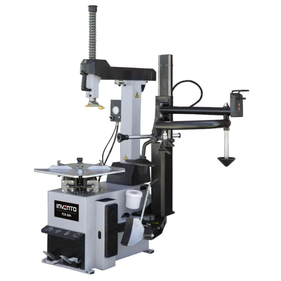 Démonte-pneu vitesse variable 26″ 230v avec bras d’assistance runflat - INVENTO TCS 524 MI HA – Image 2