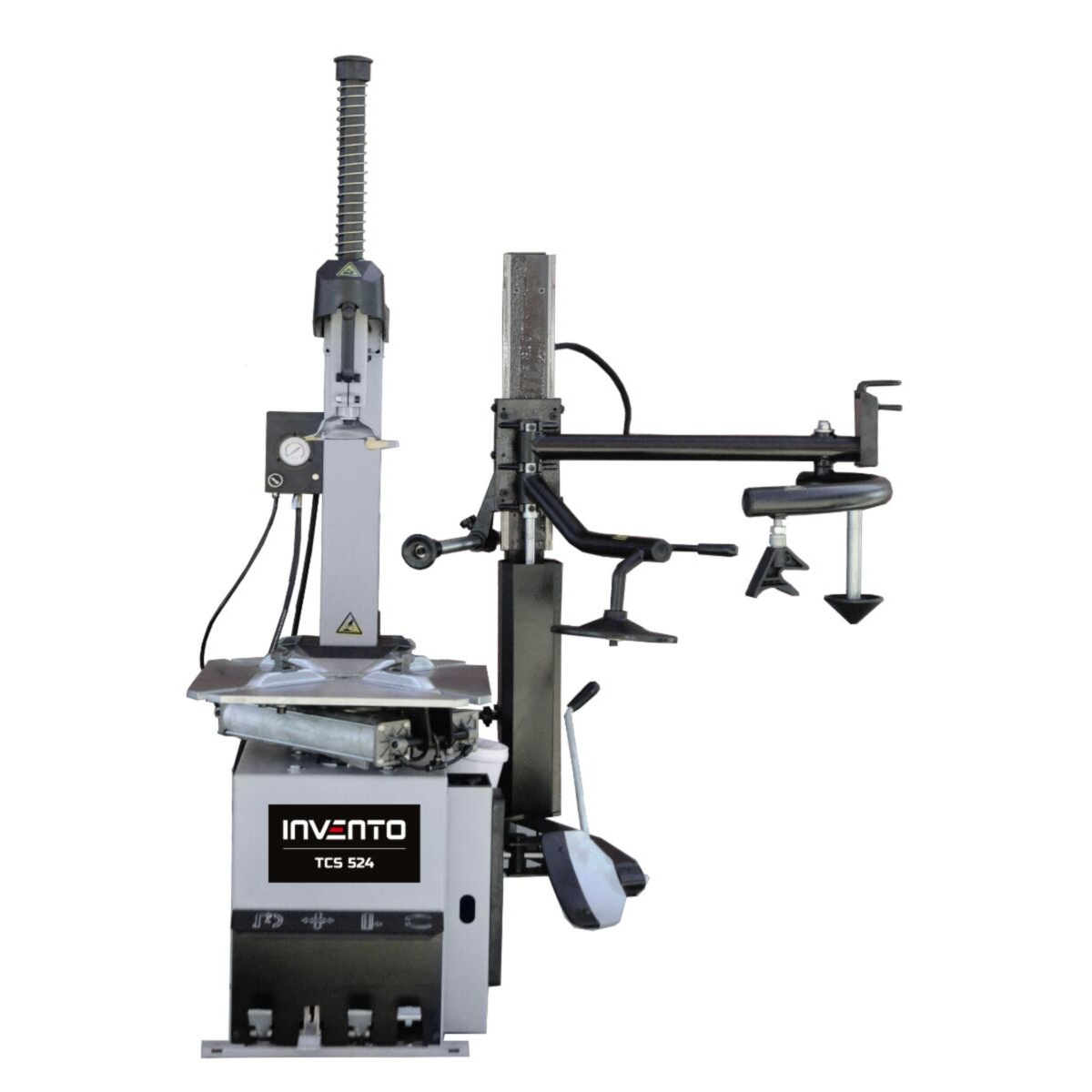 Démonte-pneu vitesse variable 26″ 230v avec bras d’assistance runflat - INVENTO TCS 524 MI HA – Image 3