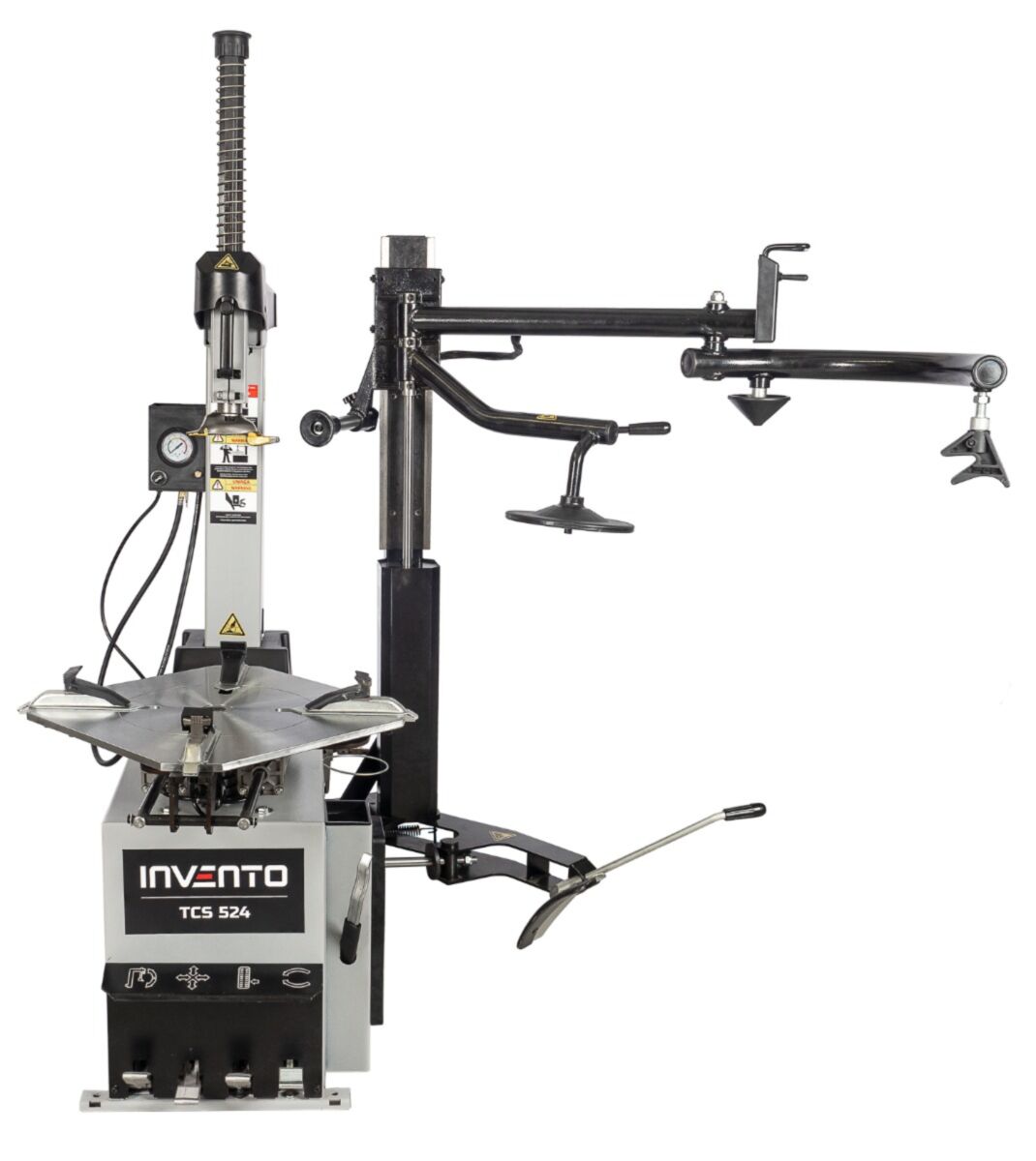 Démonte-pneu vitesse variable 26″ 230v avec bras d’assistance runflat - INVENTO TCS 524 MI HA – Image 7