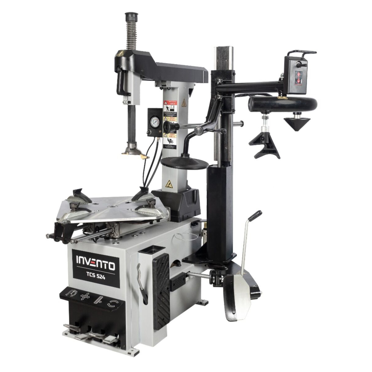Démonte-pneu vitesse variable 26″ 230v avec bras d’assistance runflat - INVENTO TCS 524 MI HA – Image 8