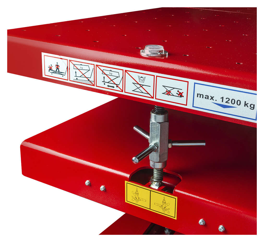 Table élévatrice mobile pour batteries, moteurs et boîtes de vitesses 230V 1.2T - REDATS LE-220 – Image 13