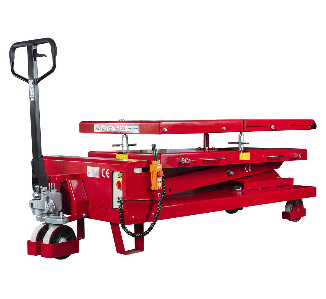 Table élévatrice mobile pour batteries, moteurs et boîtes de vitesses 230V 1.2T - REDATS LE-220 – Image 6