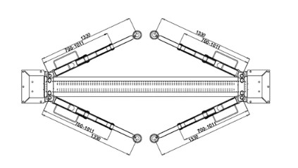 Pont élévateur à 2 colonnes - sans embase - automatique - 400v - 4T- REDATS L-265 – Image 21