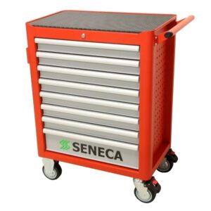 Servante - Chariot à outils rouge 293 pièces - SENECA