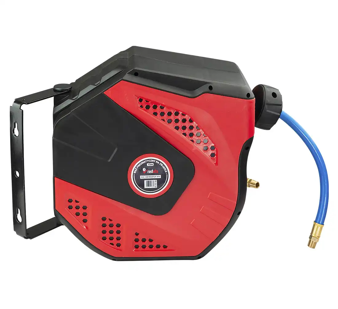 Tuyau pneumatique sur enrouleur PVC 15 m REDATS P-470
