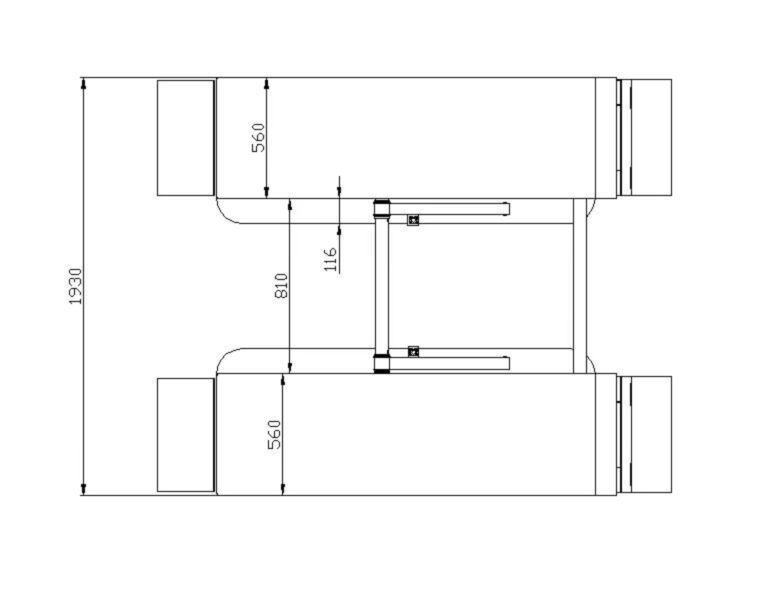 Pont élévateur ciseaux 3,5T 1m40 - INVENTO SL 140 – Image 3