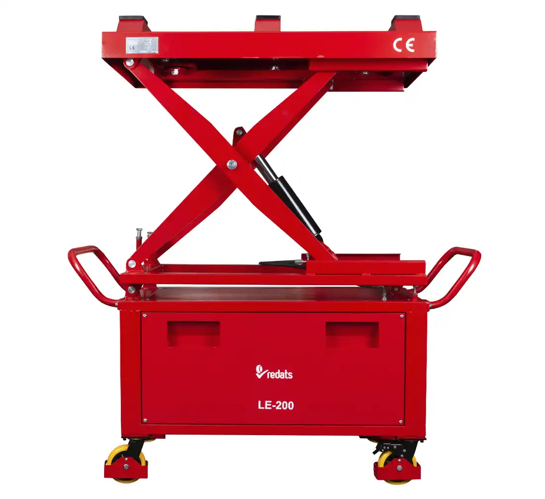 Table élévatrice mobile à ciseaux pour batteries, boîtes de vitesses et moteurs 230V 1T - REDATS LE-200 – Image 3