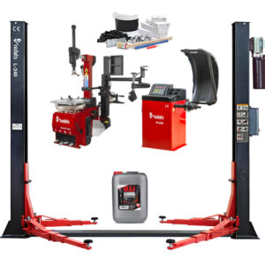 Pack Garage Runflat : Démonte-pneus 24″ + Equilibreuse 24″ + Pont élévateur 2 colonnes jusqu'au L2 – REDATS