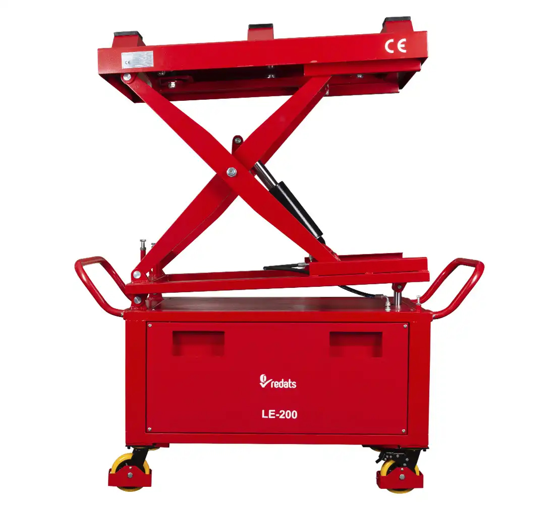 Table élévatrice mobile à ciseaux pour batteries, boîtes de vitesses et moteurs 230V 1T - REDATS LE-200 – Image 13